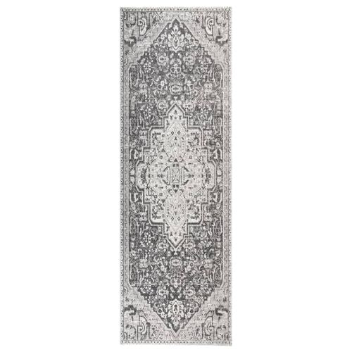vidaXL Outdoor Rug Flatweave 80x150 cm Yellow - light grey / 80 x 250 cm