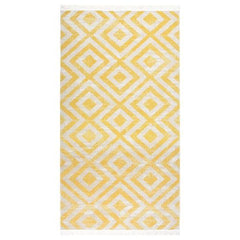 vidaXL Outdoor Rug Flatweave 80x150 cm Yellow