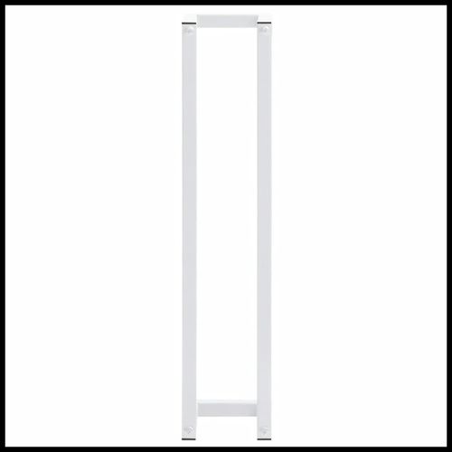 vidaXL Towel Rack White 12.5x12.5x60 cm Steel