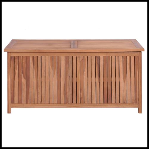 vidaXL Garden Storage Box 120x50x58 cm Solid Teak Wood