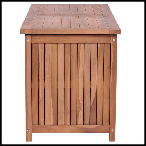 vidaXL Garden Storage Box 120x50x58 cm Solid Teak Wood