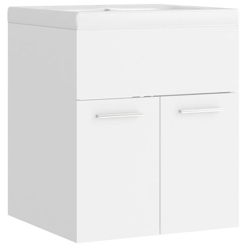 Sink Cabinet with Built-in Basin Chipboard 41x38.5cm to 100x38.5cm