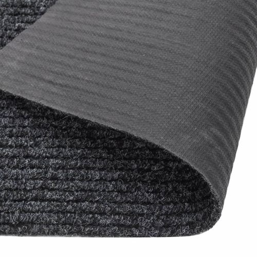 vidaXL Dirt Trapper Carpet Runner 100x100 cm Anthracite
