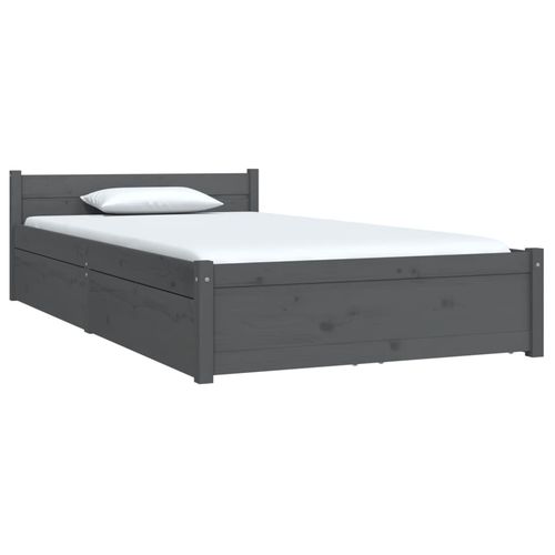 vidaXL Bed Frame with Drawers 75x190 cm Small Single