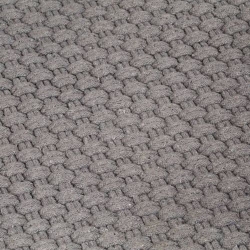vidaXL Rug Rectangular Natural 80x160 cm Cotton