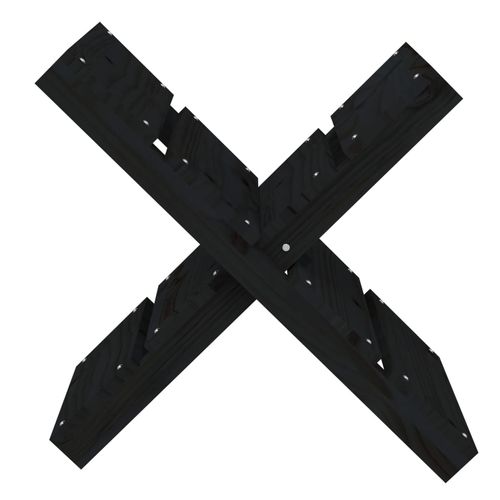 vidaXL Log Holder 47x39.5x48 cm Solid Wood Pine