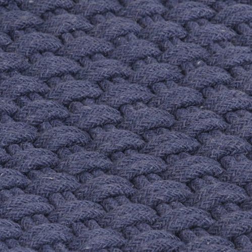 vidaXL Rug Rectangular Natural 80x160 cm Cotton