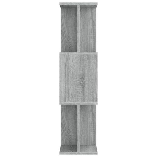 vidaXL Book Cabinet/Room Divider Smoked Oak 80x24x96cm Engineered Wood