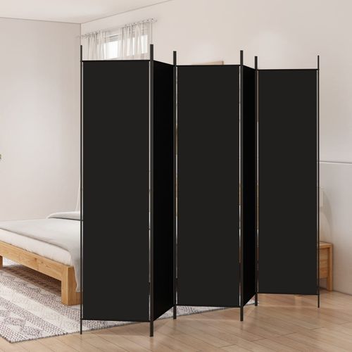 vidaXL 3-Panel Room Divider White 150x200 cm Fabric
