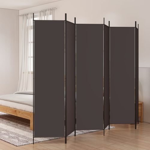 vidaXL 3-Panel Room Divider White 150x200 cm Fabric
