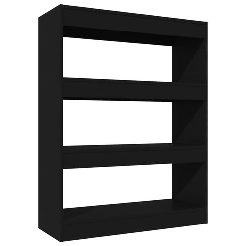 vidaXL Book Cabinet/Room Divider Smoked Oak 80x30x103 cm Engineered wood