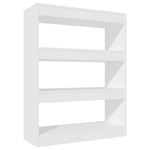 vidaXL Book Cabinet/Room Divider Smoked Oak 80x30x103 cm Engineered wood