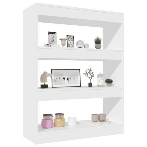 vidaXL Book Cabinet/Room Divider Smoked Oak 80x30x103 cm Engineered wood