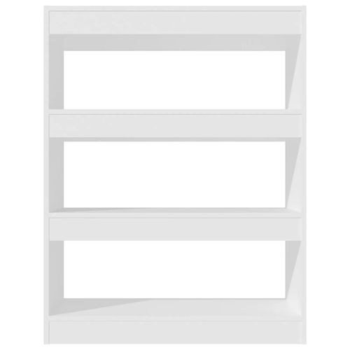 vidaXL Book Cabinet/Room Divider Smoked Oak 80x30x103 cm Engineered wood