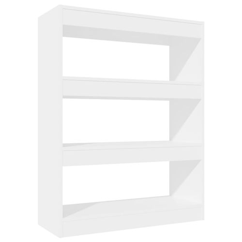 vidaXL Book Cabinet/Room Divider Smoked Oak 80x30x103 cm Engineered wood