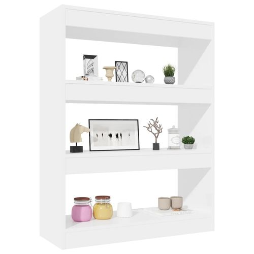 vidaXL Book Cabinet/Room Divider Smoked Oak 80x30x103 cm Engineered wood