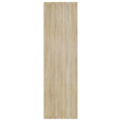 vidaXL Book Cabinet/Room Divider Smoked Oak 80x30x103 cm Engineered wood