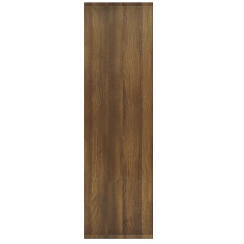 vidaXL Book Cabinet/Room Divider Smoked Oak 80x30x103 cm Engineered wood