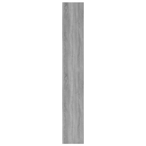 vidaXL Book Cabinet/Room Divider Smoked Oak 80x30x198 cm Engineered Wood
