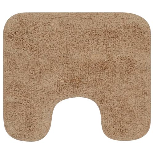 vidaXL Bathroom Mat Set 2 Pieces Fabric Anthracite