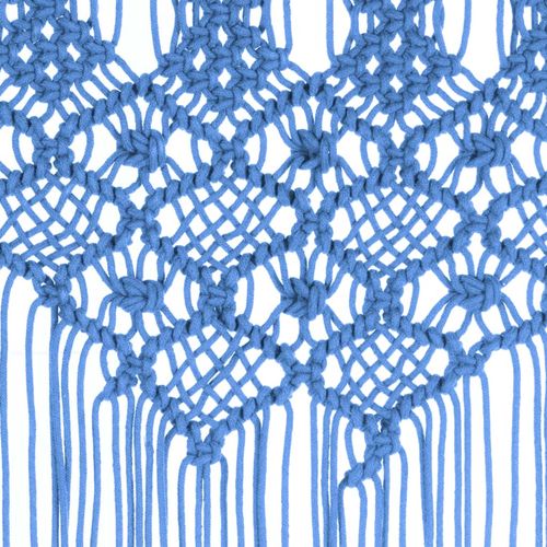 vidaXL Macrame Curtain 140x240 cm Cotton