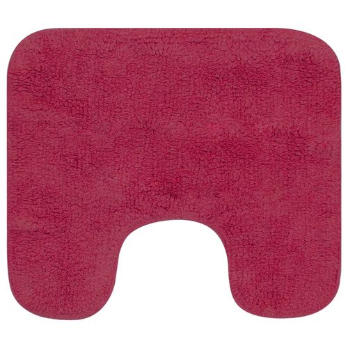 vidaXL Bathroom Mat Set 2 Pieces Fabric Anthracite