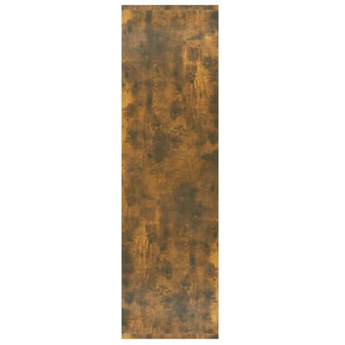 vidaXL Book Cabinet/Room Divider Smoked Oak 80x30x103 cm Engineered wood