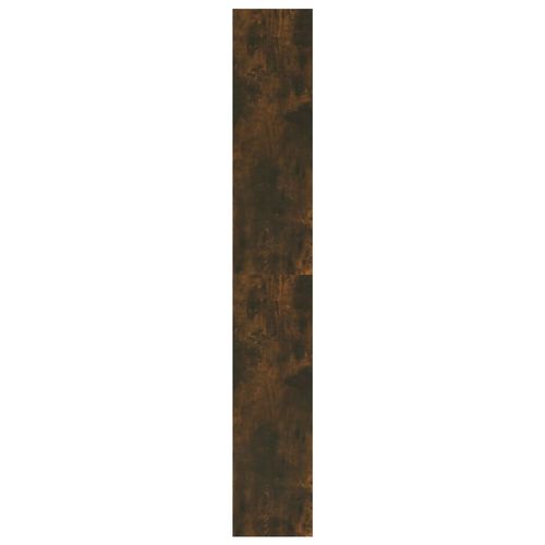 vidaXL Book Cabinet/Room Divider Smoked Oak 80x30x198 cm Engineered Wood