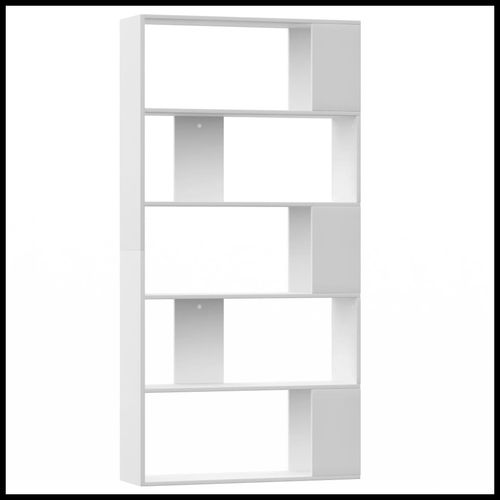 vidaXL Book Cabinet/Room Divider White 80x24x159 cm Engineered Wood