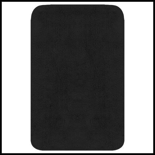 vidaXL Bathroom Mat Set 2 Pieces Fabric Anthracite