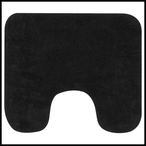 vidaXL Bathroom Mat Set 2 Pieces Fabric Anthracite
