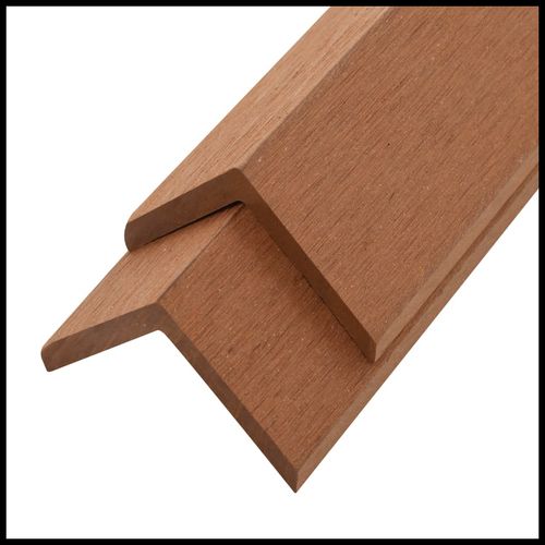 vidaXL 5 pcs Decking Angle Trims WPC 170 cm Light Brown