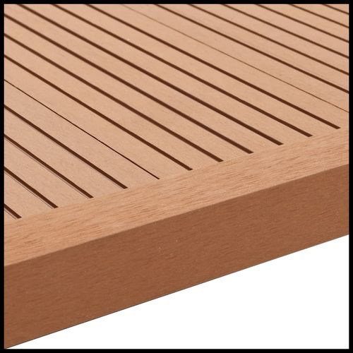 vidaXL 5 pcs Decking Angle Trims WPC 170 cm Light Brown