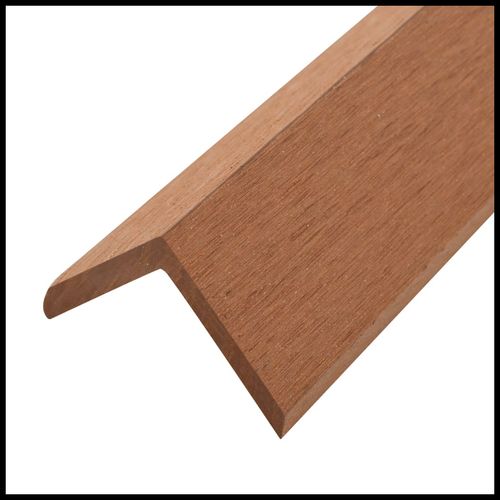 vidaXL 5 pcs Decking Angle Trims WPC 170 cm Light Brown