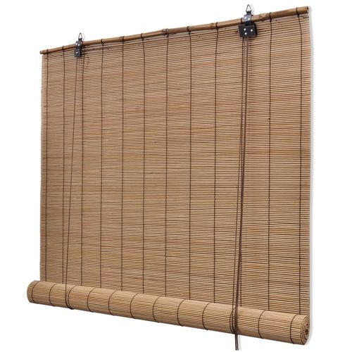 vidaXL Roller Blind Bamboo 150x160 cm Brown