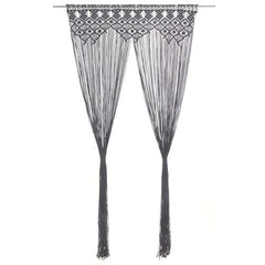 vidaXL Macrame Curtain 140x240 cm Cotton