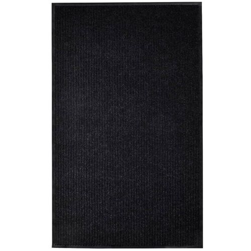 vidaXL Door Mat Black 117x220 cm PVC