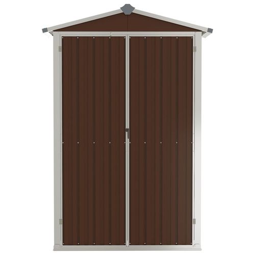 vidaXL Garden Shed Green 116x45x175 cm Galvanised Steel