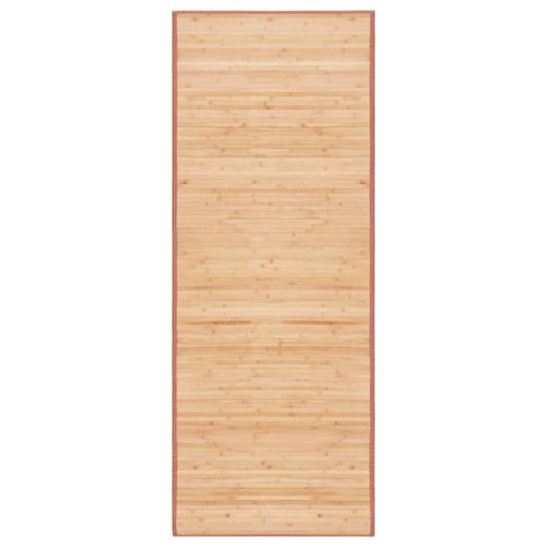 vidaXL Rug Bamboo 80x200 cm Natural