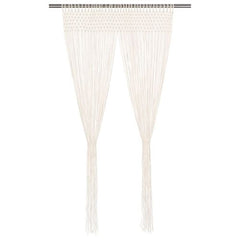 vidaXL Macrame Curtain Taupe 140x240 cm Cotton