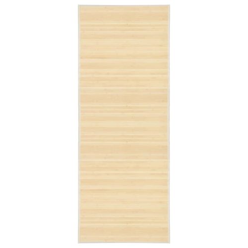 vidaXL Rug Bamboo 80x200 cm Natural