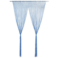 vidaXL Macrame Curtain Taupe 140x240 cm Cotton