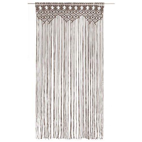 vidaXL Macrame Curtain 140x240 cm Cotton