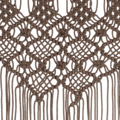 vidaXL Macrame Curtain 140x240 cm Cotton