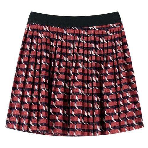 Kids’ Pleated Skirt with Glitter Navy 92