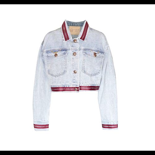 Danielle Denim Jacket with Red Lining