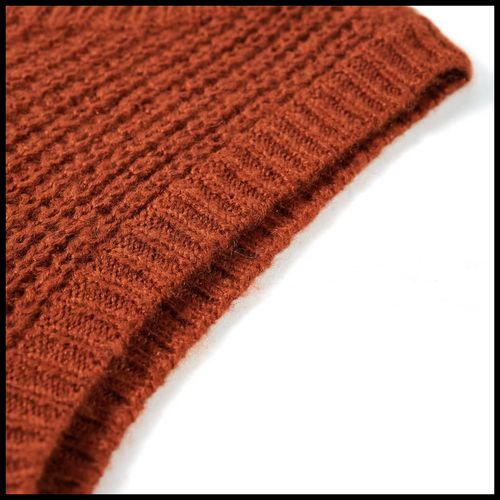 Kids’ Sweater Vest Knitted Cognac 92