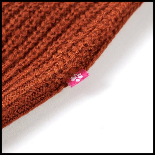 Kids’ Sweater Vest Knitted Cognac 92