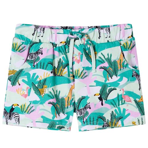 Kids’ Shorts with Drawstring Light Mint 92