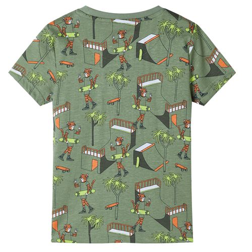 Kids’ Pyjamas with Short Sleeves Light Khaki 92